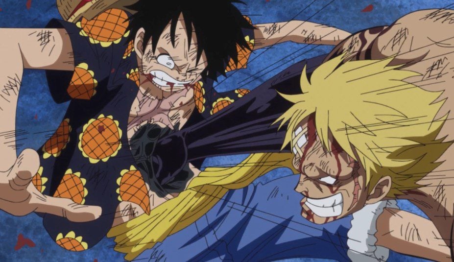 Luffy vs Bellamy