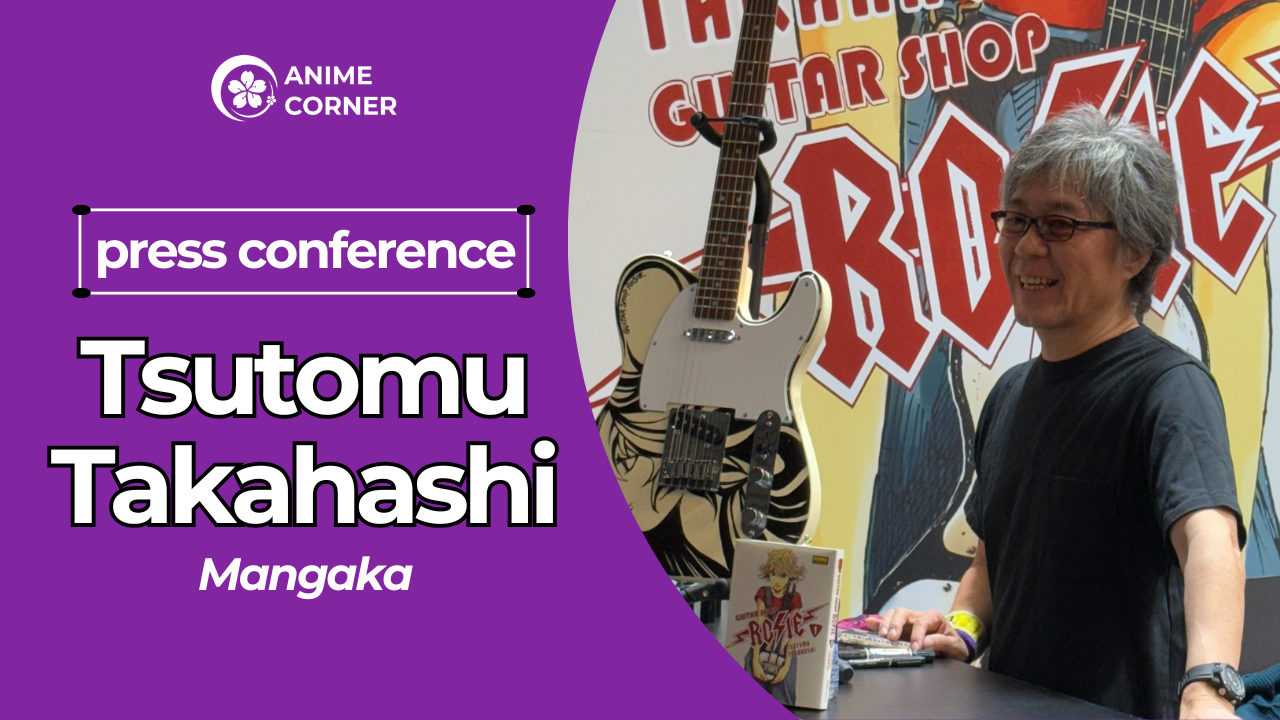 Tsutomu Takahashi revela secretos de "Guitar Shop Rosie" y "Jumbo Max" en Manga Barcelona — Nyakko