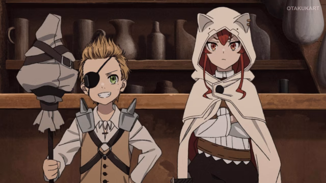 Young Rudeus Greyrat and Eris Boreas Greyrat from <a href=