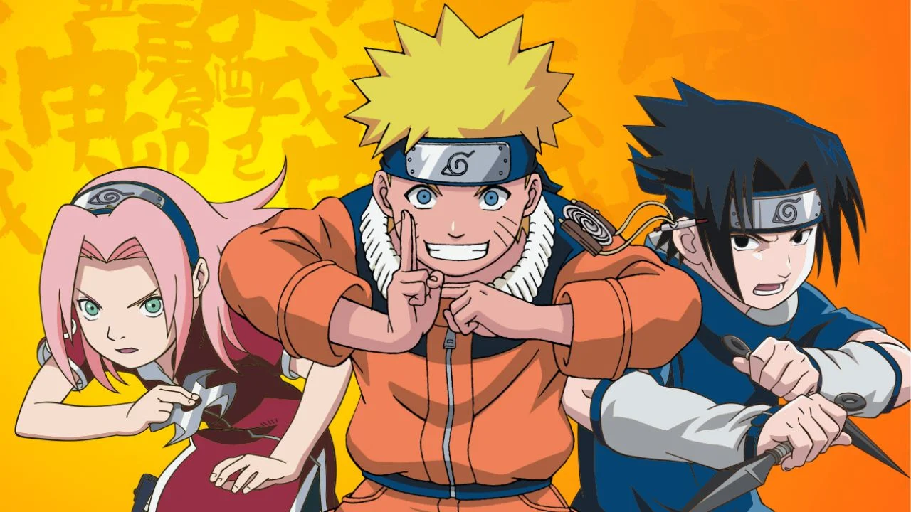 Naruto, Sasuke and Sakura from Naruto anime