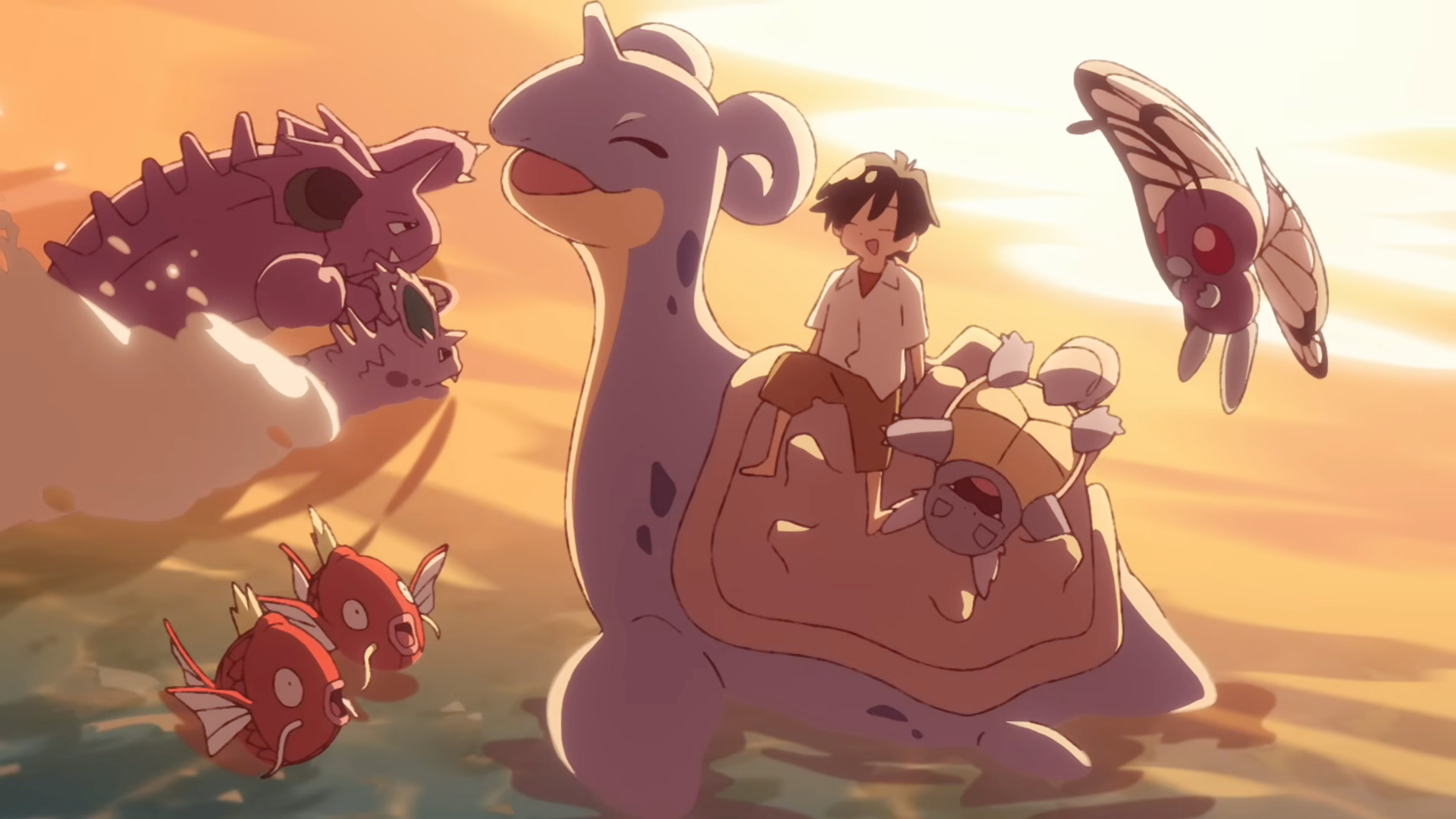Shingo Yamashita dirige un nuevo corto animado de Pokémon: Wartortle and the Continuation of Summer — Nyakko