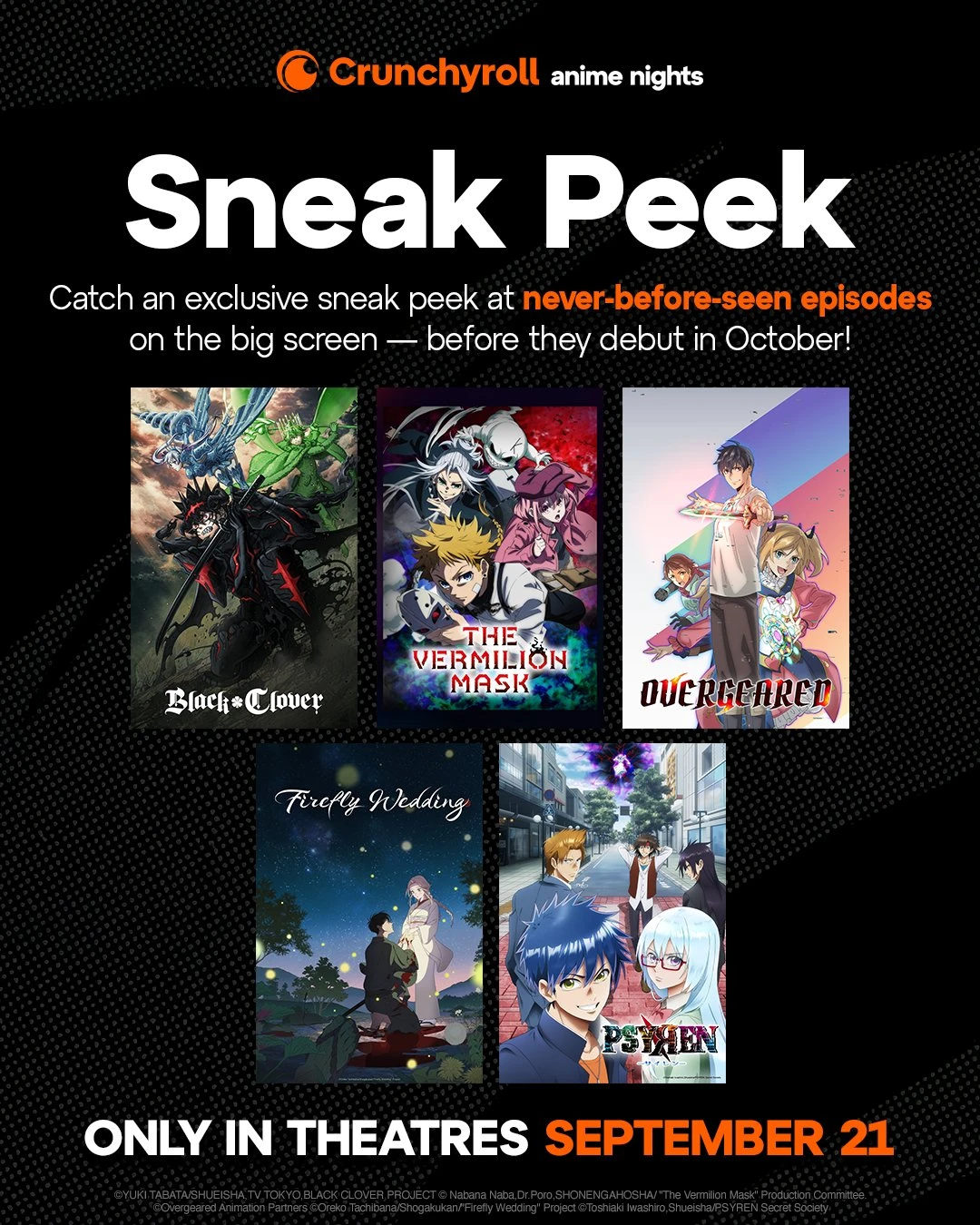Black Clover Temporada 2 se exhibirá en Crunchyroll Anime Nights