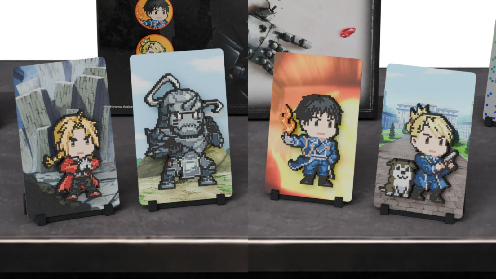 Fullmetal Alchemist: Brotherhood lanza figuras pixeladas FiGGYZ
